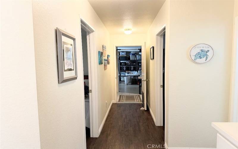 Hallway to Converted Garage