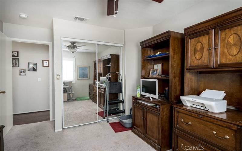 Mirrored closet doors