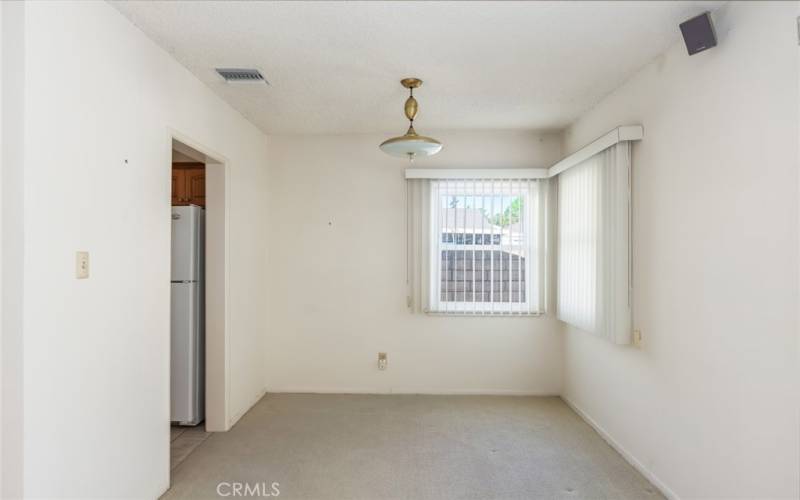 East side of living room off kitchen