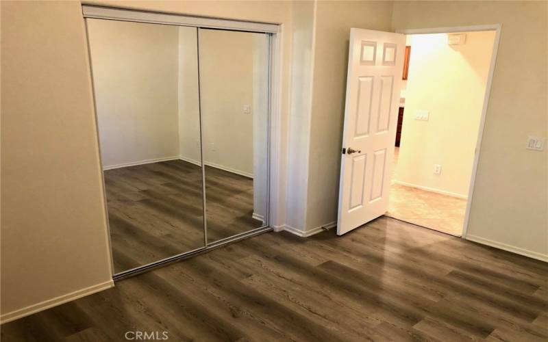 mirrored closet