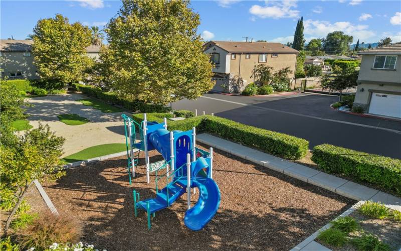 Community Playground, Pet area, and parking