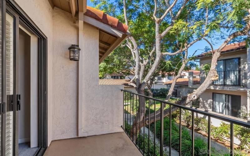 Balcony off your primary bedroom