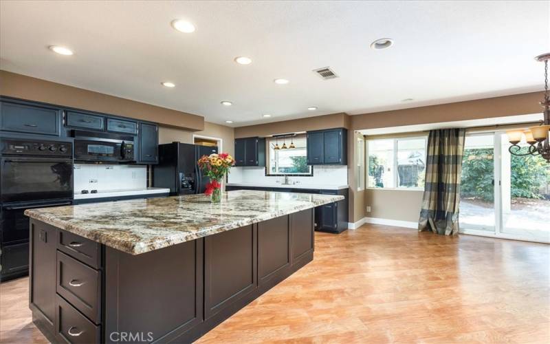 Large kitchen island