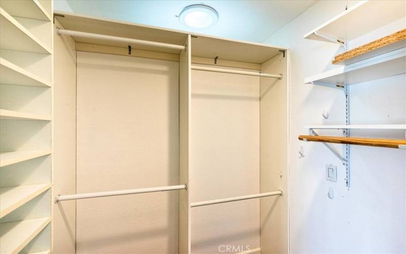 Primary bedroom closet