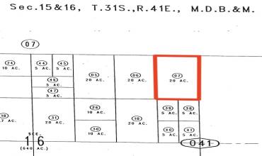 Snip of Assessor's plot map