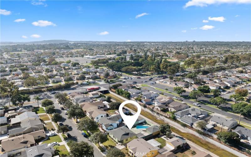 Another Aerial View of the Home