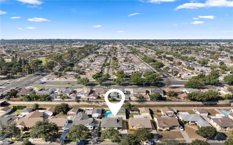 Another Aerial View of the Home