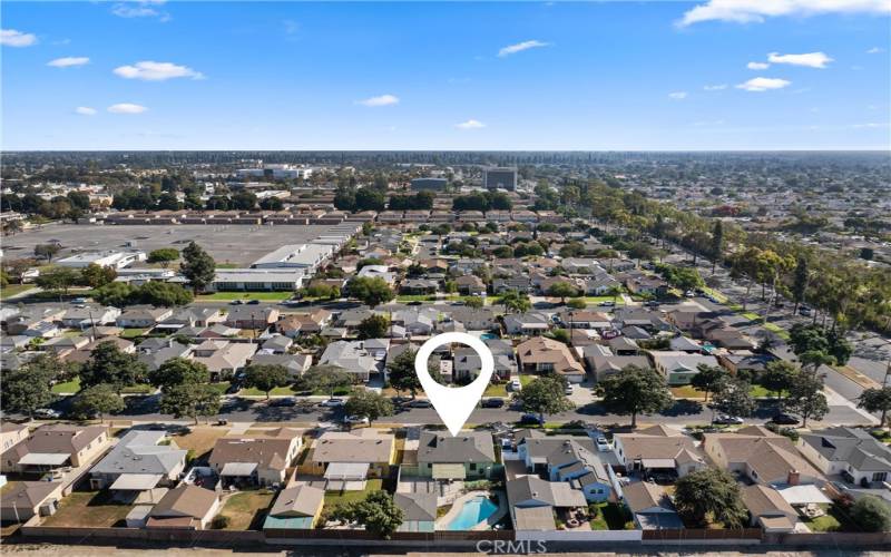 Aerial View of the Home