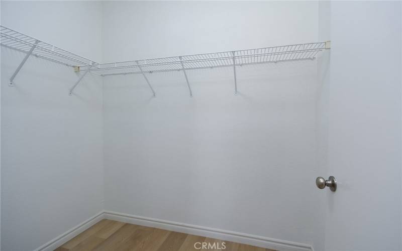 Large walk in closet