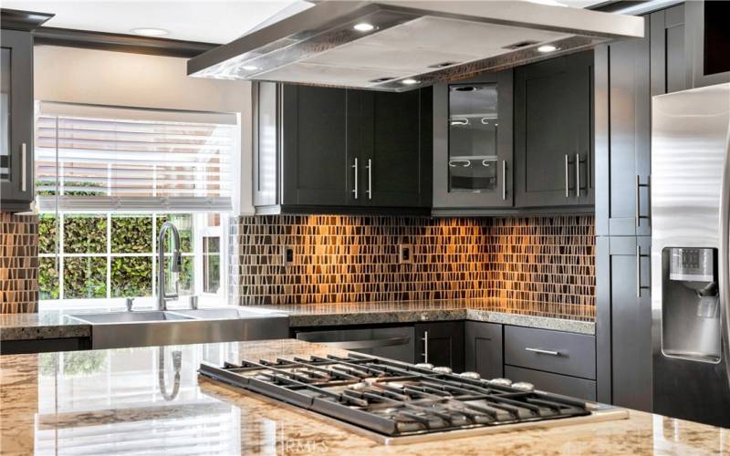 Newly remodeled kitchen.