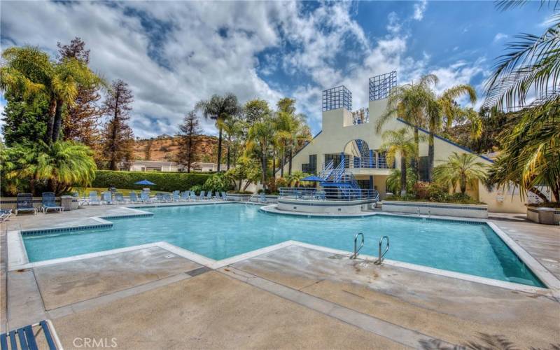 Great area to meet your neighbors while enjoying those warm summer days at the pool.