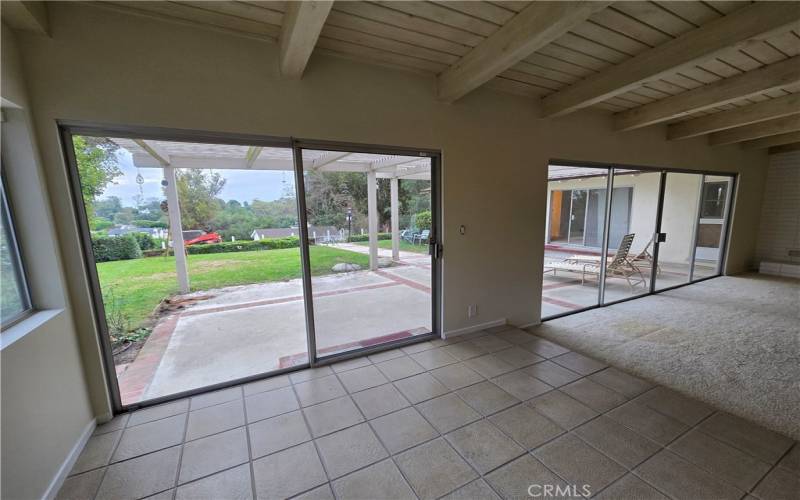 Overlooking Dining area