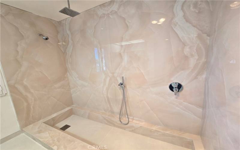 Gorgeous Master Shower Note overhead Rain fixture