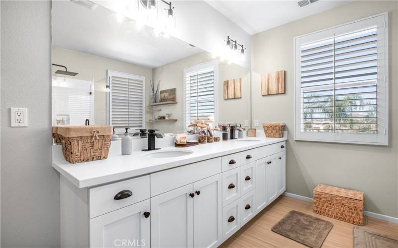 Gorgeous Primary updated bathroom