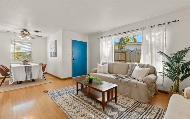 Living room with large picture window _2157 Howard Dr. Chico, CA 95926