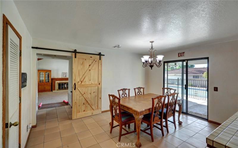 Informal Dining Area