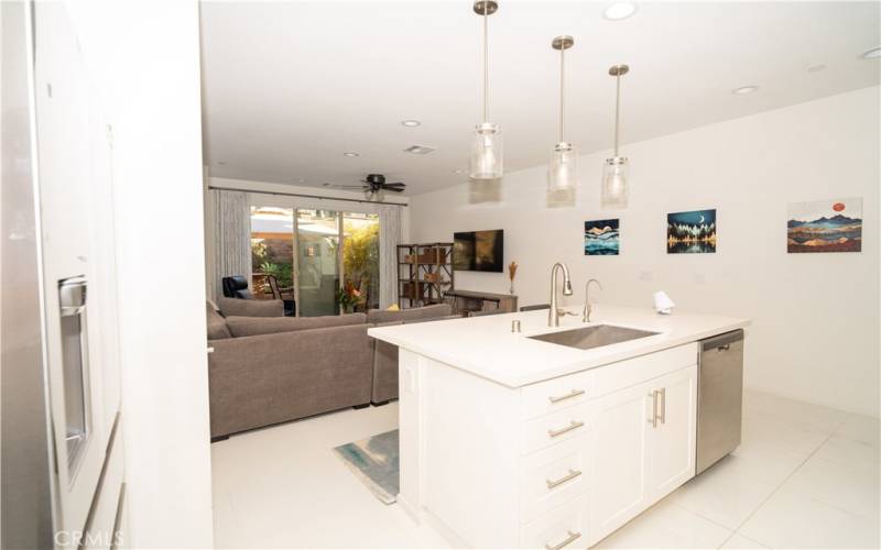 Spacious Kitchen Island