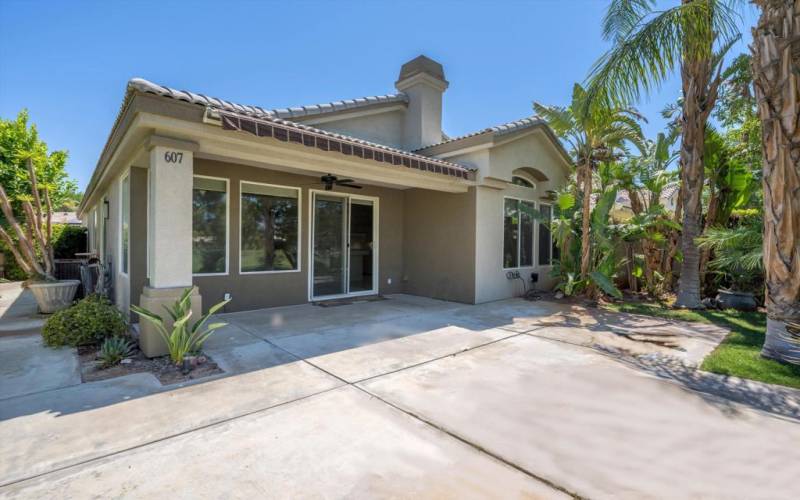 Expansive Back Patio