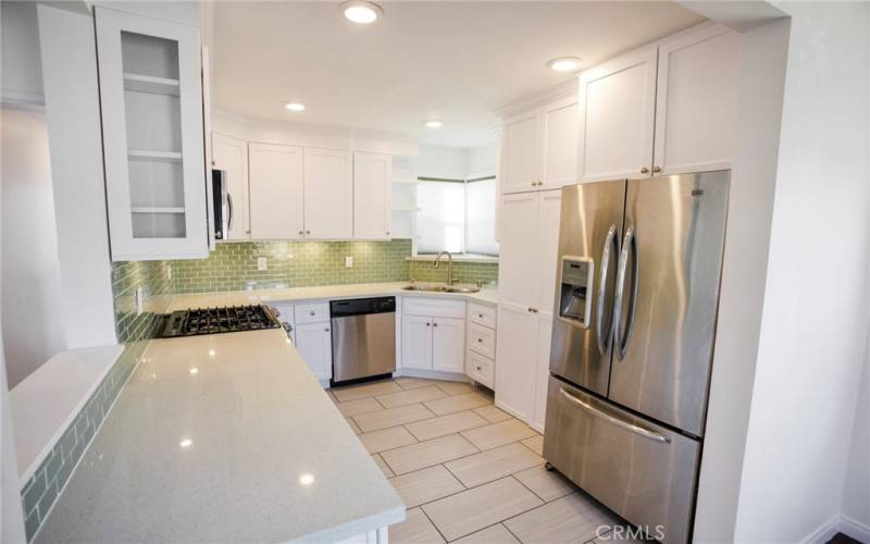 Remodeled kitchen