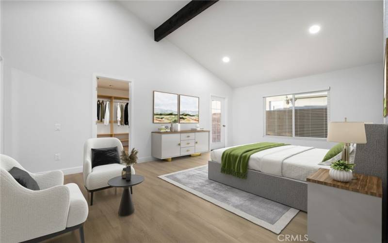 Virtual Staging - Main Bedroom