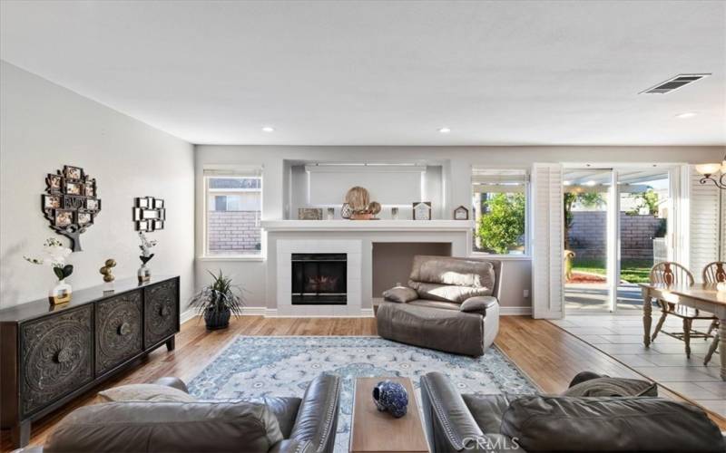 Family Room with Fireplace