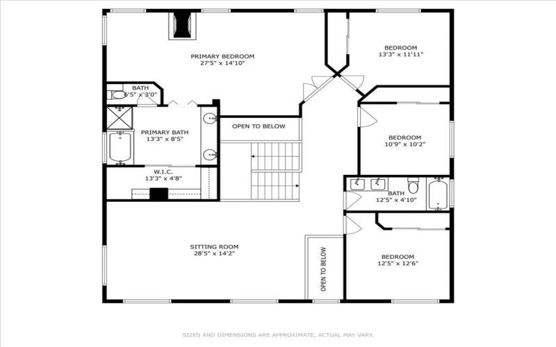 Upstairs Floor Plan