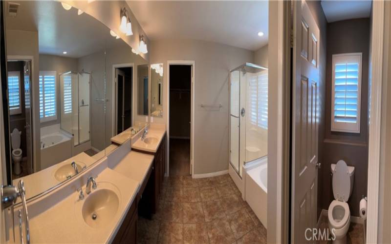 FULL VIEW OF MASTER BATHROOM