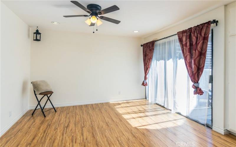 Dining Room with front patio