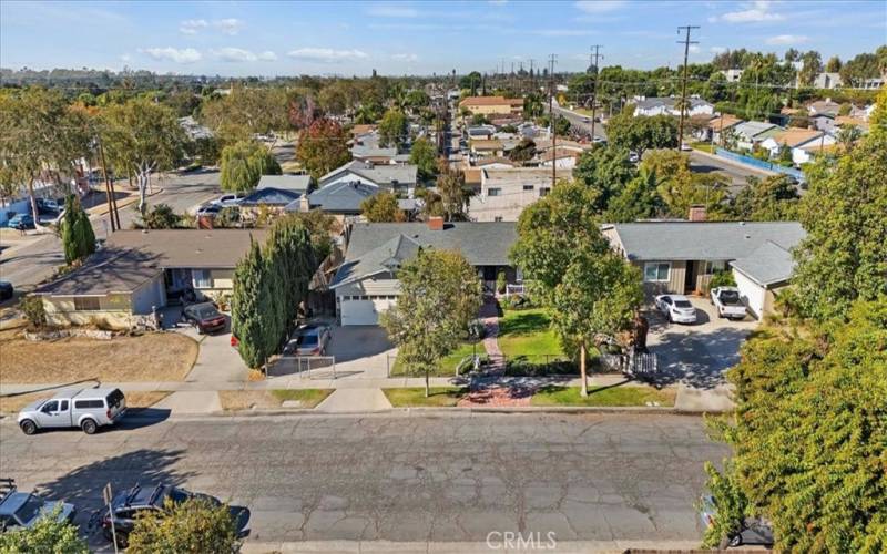 Aerial Front of Home