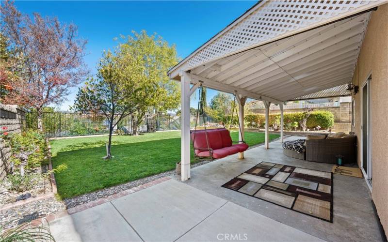 Covered patio