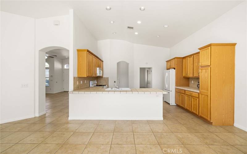 Chef's Kitchen with Built in appliances and plenty of Cabinets