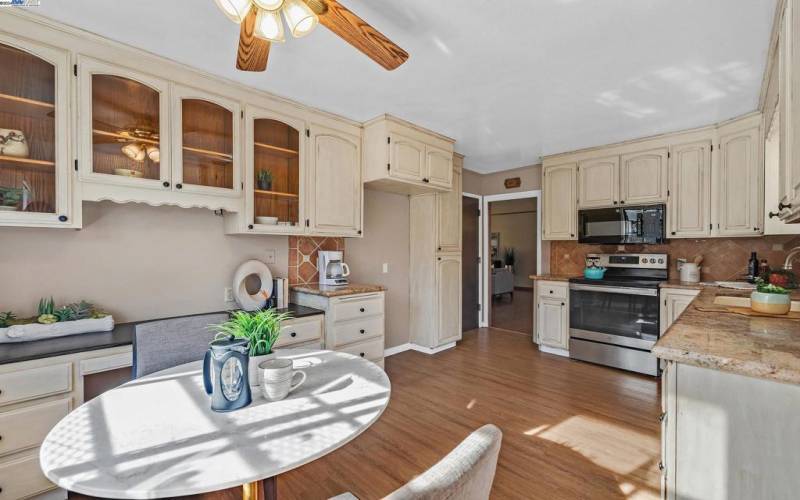 Enjoy the open floorpan and updated spacious kitchen