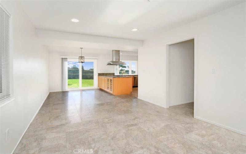 Family Room and Eating Area