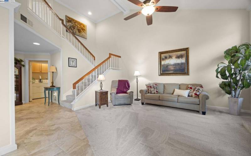 Vaulted Ceilings w/ Custom Moldings