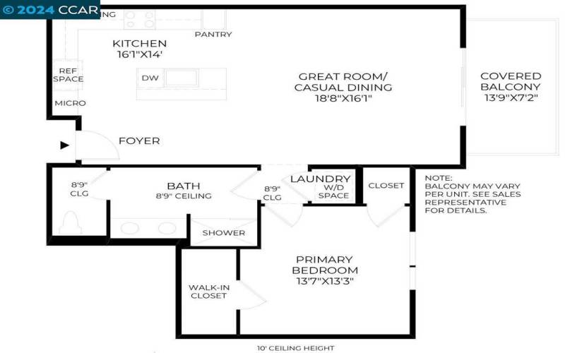 1E Floor Plan