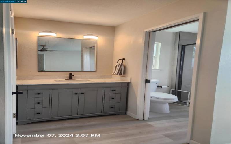 New vanity+top, mirror, medicine cabinet, light fixtures, outlets, Full Night Light Duplex Outlet