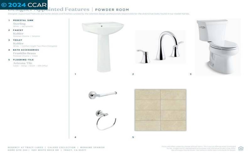 Powder room Features