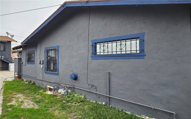 Side View of Front House