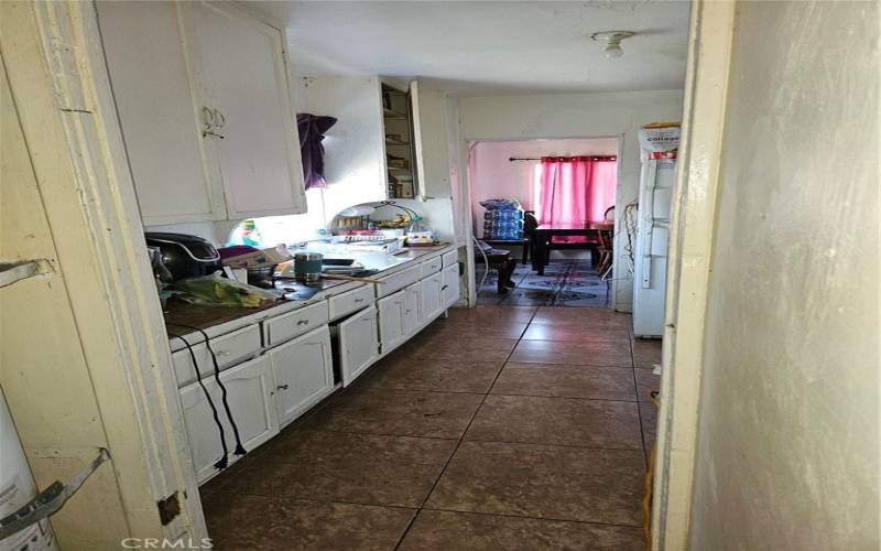 View of Kitchen from Dining Area