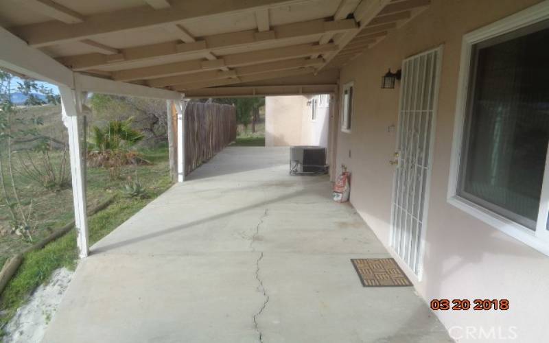 REAR COVERED PATIO AND DETACHED GARAGE