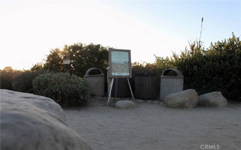 Near the property is an entrance to the Carpinteria Bluffs Nature Preserve