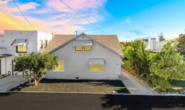 Twilight photo, exterior front and front yard of 1082 Calaveras Way, Vallejo, CA