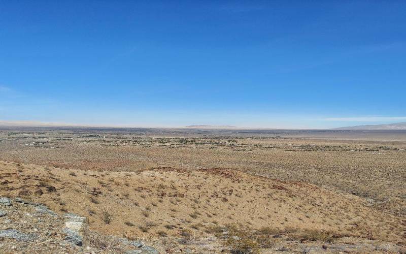 Aerial View of Borrego Springs from Montezuma Valley Road Lookout