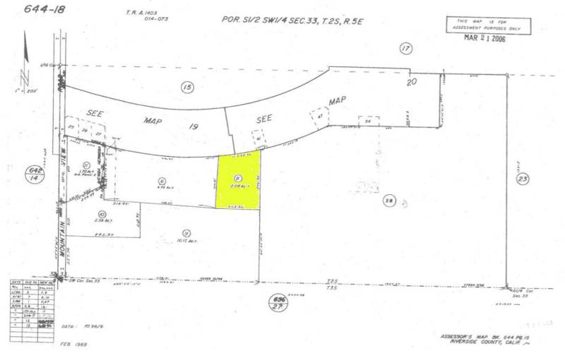 calle amapola tax map