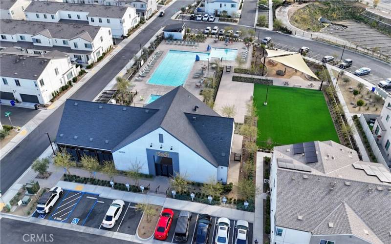 Aerial View of pool/spa