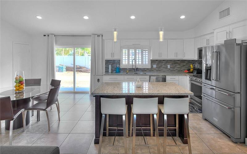 View of Kitchen From Family Room