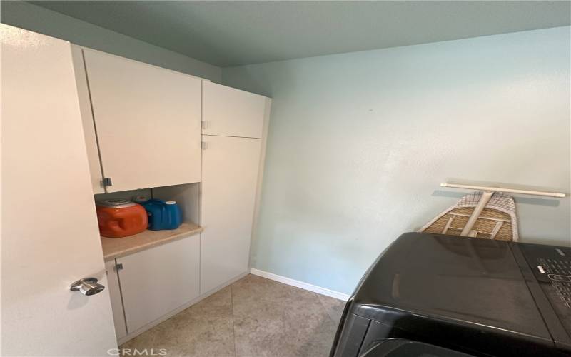 Laundry room storage