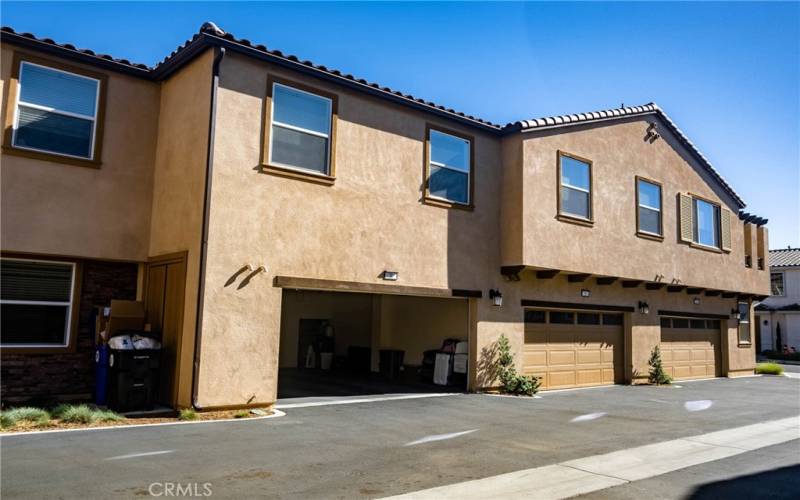 2 car attached garage