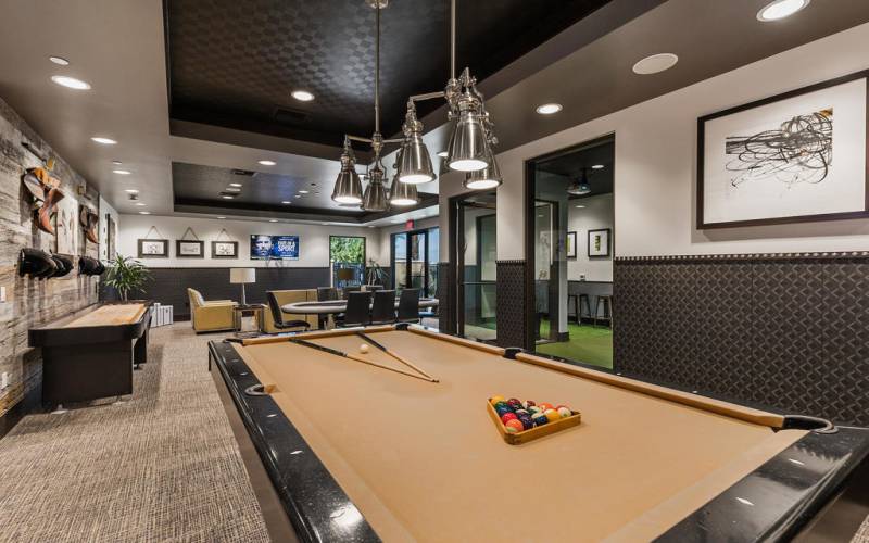 Poker Pool and Elevated Shuffleboard