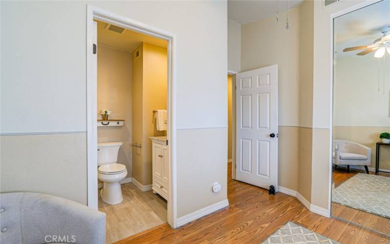 Both bedrooms have a private bathroom.